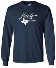 Laredo Texas T-Shirt State Long Sleeve Graphic Tees Unisex apparel Design