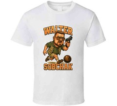 The Big Lebowski Walter Sobchak Retro 80’s Movie Caricature T Shirt