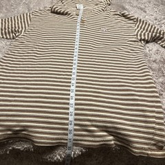 Vintage Jnco Shirt Mens 2 Beige Stripe Henley Hoodie Embroidered Made In USA 90s
