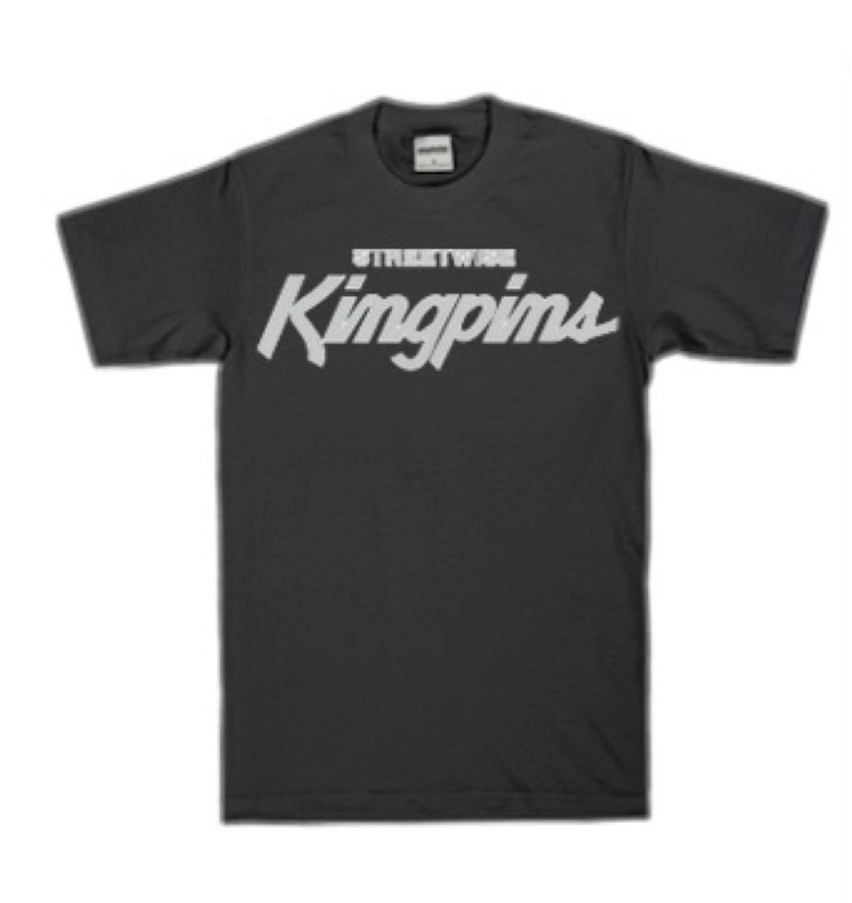Streetwise Kingpins Tag Graphic T-Shirt Black M-L-XL-2XL-3XL-4XL-5XL