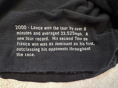 Vintage 2000s Nike Lance Armstrong Tour De France 2000 Victory T-Shirt, XL XXL