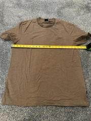 Huge Boss Solid Plain T-shirt Brown XL