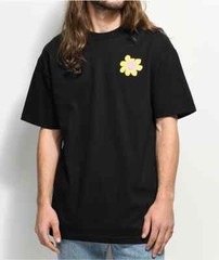 A-Lab Mens Happy Plants Nursery Black T-Shirt New S, M, L, XL, 2XL