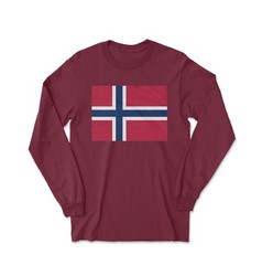Norway Pride Haaland 9 Two-Sided Jersey Style Long Sleeve T-Shirt