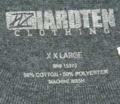 New Hardten Dancing Bear Gray T-Shirt Cotton Poly Tee XXL Solid Graphic JKT215