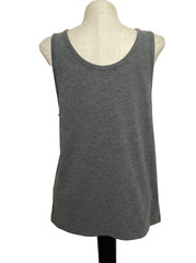 ATHLETIC WORKS DRIWORKS TRI-BLEND Charcoal Gray Heather Tank Sz S*
