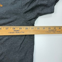 Columbia Shirt Mens Large Gray Crew Neck Dog Outdoors Graphic Casual