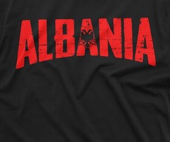 Albania National Flag Tee Shirt Albania T-Shirt Albania Flag T Shirt Albania Tee