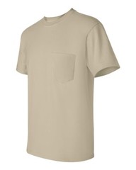 Gildan Mens NEW Size S-XL 2XL 3XL 4XL 5XL Pocket Tees 100% Cotton T-Shirts 2300