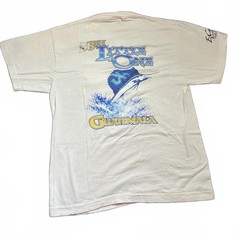 VINTAGE 1998 Fishing Tournament Shirt Heavy Thick Shirt Guatemala Marlin Biglogo