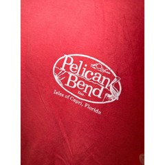 Gildan Pelican Bend Isles of Capri Florida Graphic T-Shirt Coral Mens XL
