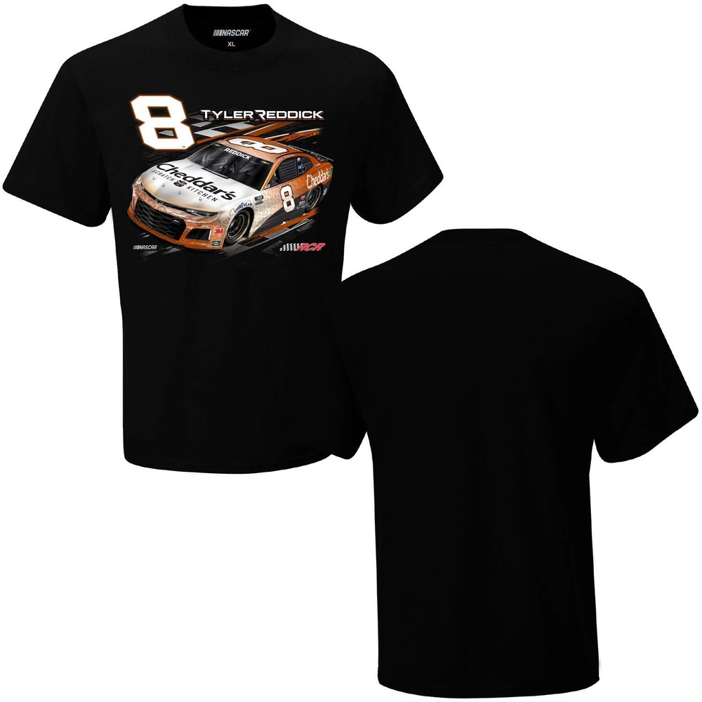 CHECKERED FLAG SPORTS TYLER REDDICK #8 CHEDDAR’S NASCAR LICENSED TEE SHIRT I4208