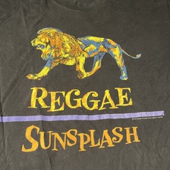 Vintage 90’s Reggae SunSplash tee shirt L maxi priest steel pluse distressed