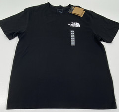 The North Face Men’s Solid Black Logo Crew Neck Short Sleeve T-Shirt Size L