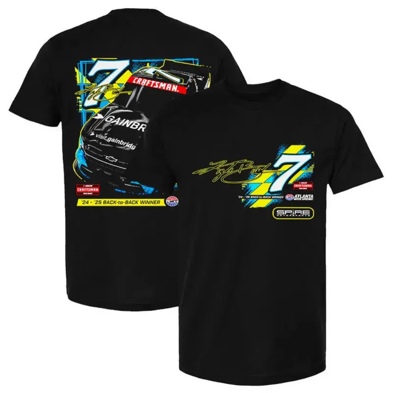 Kyle Larson 7 NASCAR Racing Shirt Truck Series Winner Motorsport Fan Tee