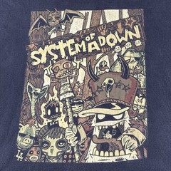 Vintage System Of A Down Shirt Mens XL Toxicity SOAD Metal Rock Concert Tour T