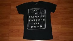 Favorite Rappers are Dead BIGGIE EAZY E TUPAC T-Shirt M Hip Hop Original Flavor