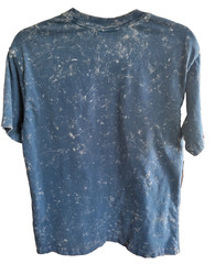 Teddy Fresh Blue Acid Wash T‑Shirt Small S Barely Worn Embroidered Bear