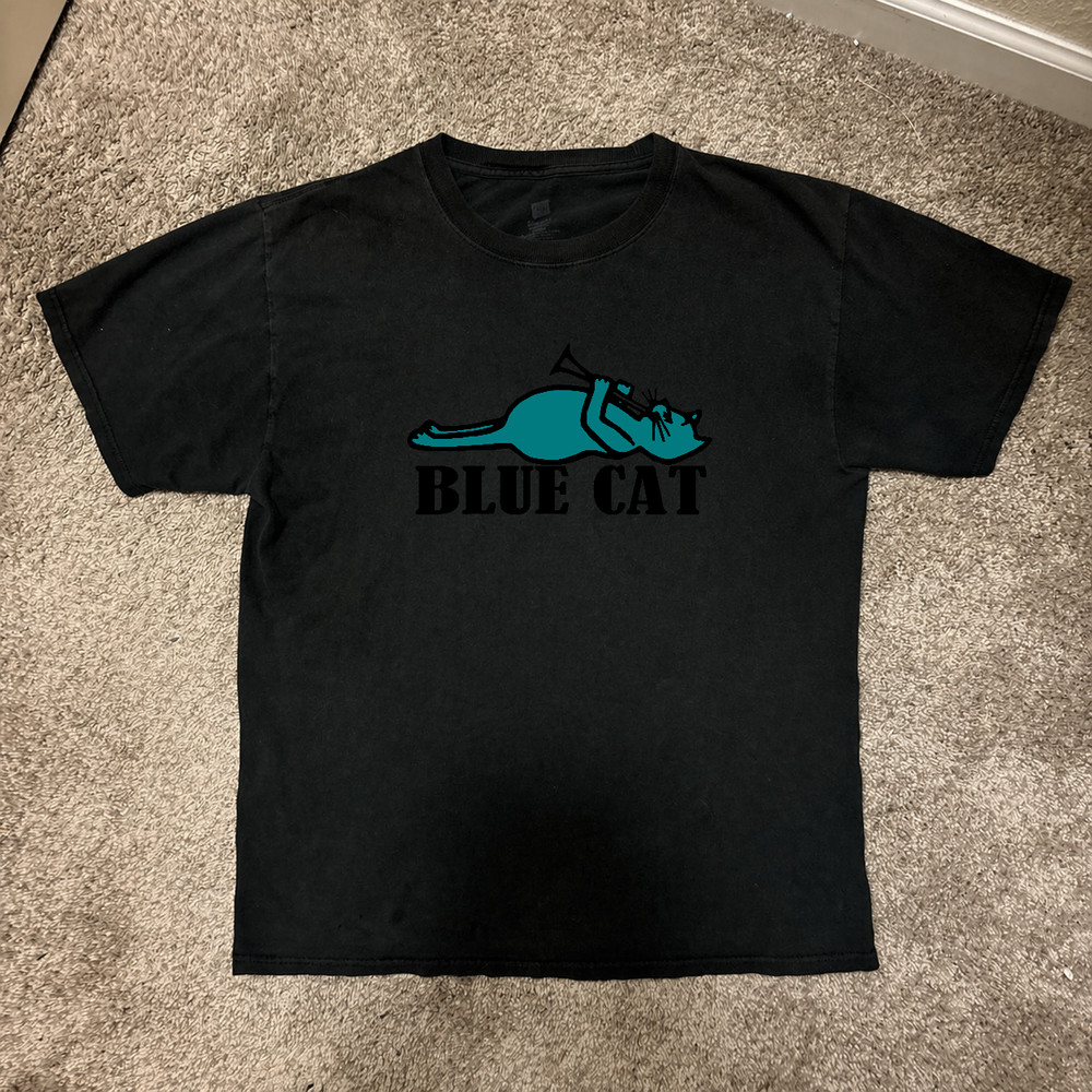 Blue Cat Records 60s Soul & R&B Music Label Retro GFT Tee Shirt