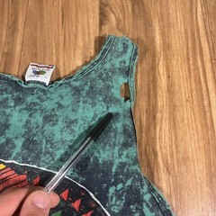 Vintage Thrashed Tank Shirt Mens Large USA Made Distressed 90s Hawaii Prime Cuts