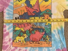 Rare Disney Lion King T-Shirt Tie-Dye Size Small Unisex Simba Timon and Pumbaa