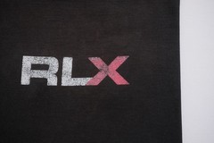 RALPH LAUREN POLO SPORT RLX VTG Y2K RETRO DISTRESSED FADED BLACK T SHIRT SZ L