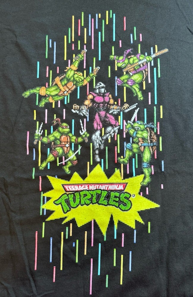 Loot Crate Teenage Mutant Ninja Turtles Graphic T-Shirt Men 3XL Black Exclusive