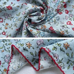 2Pcs 21″x21″ Cotton Bandanas for Women, Super Soft Textured Fabric, Kerchief,…