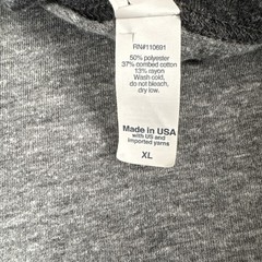 Vintage Washington DC United States Capitol Ringer Shirt Gray Rare Made In USA