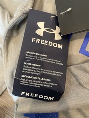 Under Armour Men’s Freedom Eagle T-Shirt Steel Heather/Team Royal Small