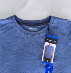 Kenneth Cole New York Men’s Blue Crew Neck T-Shirt Size Large NWT