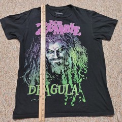 Rob Zombie Shirt Mens Medium Black Dragula Metal Rock Band Tour Concert Tee