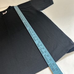 Hanes Heavyweight 50/50 Black Short Sleeve Shirt Size Medium