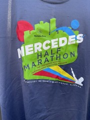 Mercedes Benz Half Marathon Race 2014 vintage T-shirt XL Birmingham AL