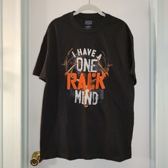 Brisco Brands Men’s Graphic Tee T-Shirt Size L “I Have a One Rack Mind” Hunter