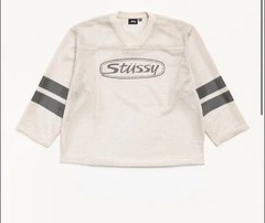 STUSSY | 2025 TAN COLOR TRUCKER TEAM JERSEY (SIZE SMALL)
