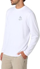 Hang Ten Mens Long Sleeve Sun Tee White M