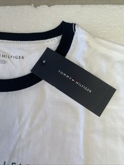 NWT Men’s Tommy Hilfiger Classic Logo Short Sleeve T-Shirt White size M