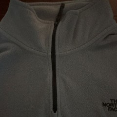The North Face Fleece 1/4 Zip Mock Neck Long Sleeve T-Shirt Large