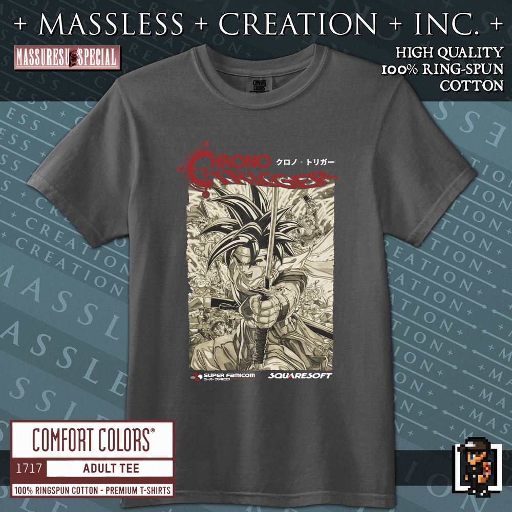 CHRONO TRIGGER Premium T-Shirt [Comfort Colors 1717] | Squaresoft SNES Cross