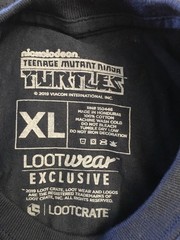 Lootwear Exclusive TMNT Technodrome Krang Graphic T-Shirt Men’s XL Black
