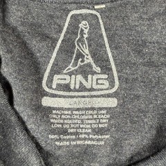PING Shirt Mens Large Gray Solheim Cup Finca Cortesin Golf Graphic Tee Crewneck