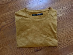REI Co-Op Polyester Short Sleeve Active Performance T-Shirt – M, Heather Orange