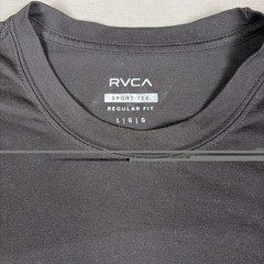 RVCA Men’s Sport Tee T-Shirt – Black L