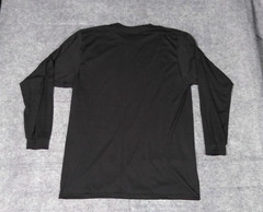 US Army APFU Long Sleeve Physical Fitness Shirt Black Gold ARMY Large Official