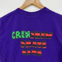 Crenshaw Skate Club T-Shirt Adult M Purple Short Sleeve Crew Neck Logo Cotton