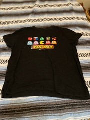 Brisco Vintage Black Graphic Clothing Pacman 2006 Retro Game Vintage Shirt XL