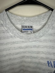 Vintage Made In USA Park City Utah Striped Shirt Size Large Gear For Sports