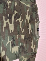 Vtg Ace Sportswear Shirt Woodland Camo Pocket Single Stitch USA Made 90s Large