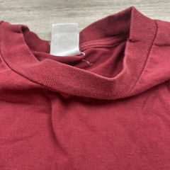Vintage Fruit Of The Loom Blank Red T Shirt Pocket XL Cotton Easy To Wear